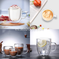 ATO Drinkware Doble Wall Coffee Glass Caza